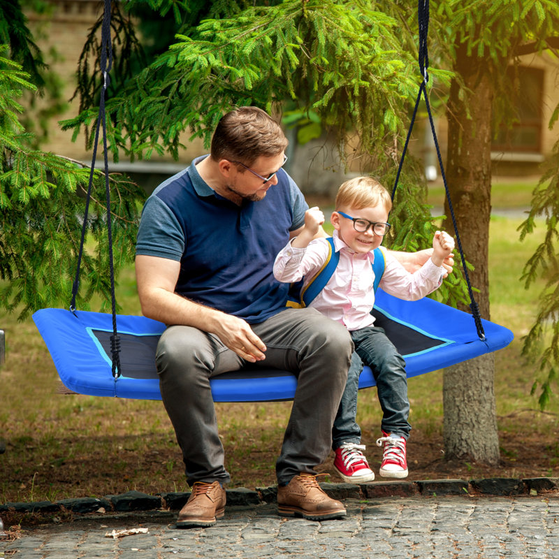 Klo Kick 60inch Platform Web/Saucer Swing & Reviews | Wayfair